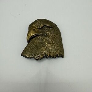 Vintage 1978 Baron Buckle American Bald Eagle Buckle 100% Brass